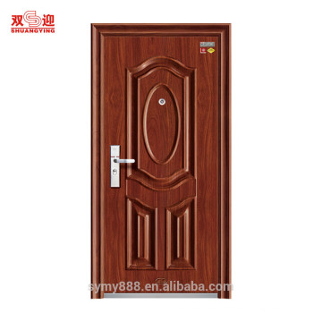 Fire Retardant 1.5hours Steel Anti-fire Entry Doors With Stainless Steel Lock & Handle